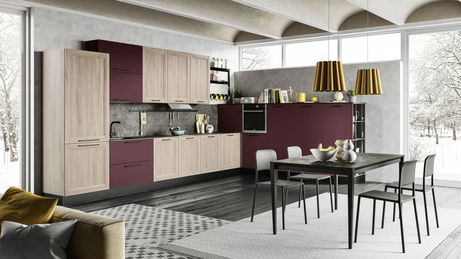 Cucina Moderna Smart angolare di Creo