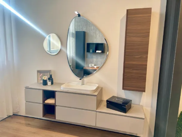 Mobile bagno con top in Neolith