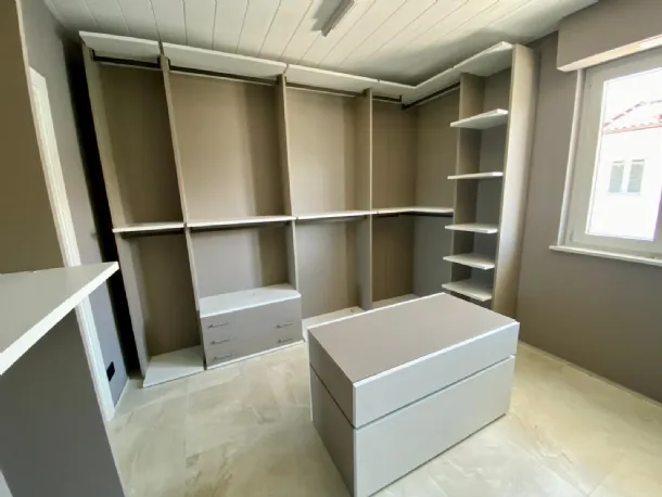 Cabina armadio bicolore