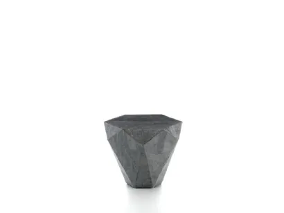 Tavolino Diamond Small in pietra fossile di Stones