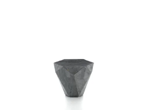 Tavolino Diamond Small in pietra fossile di Stones