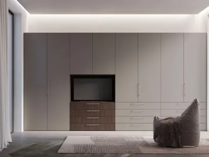 Armadio Night 50 con vano TV di Nardi Interni