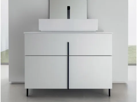 Mobile Bagno da appoggio in perla nobilitato B201 BD004 di Compab