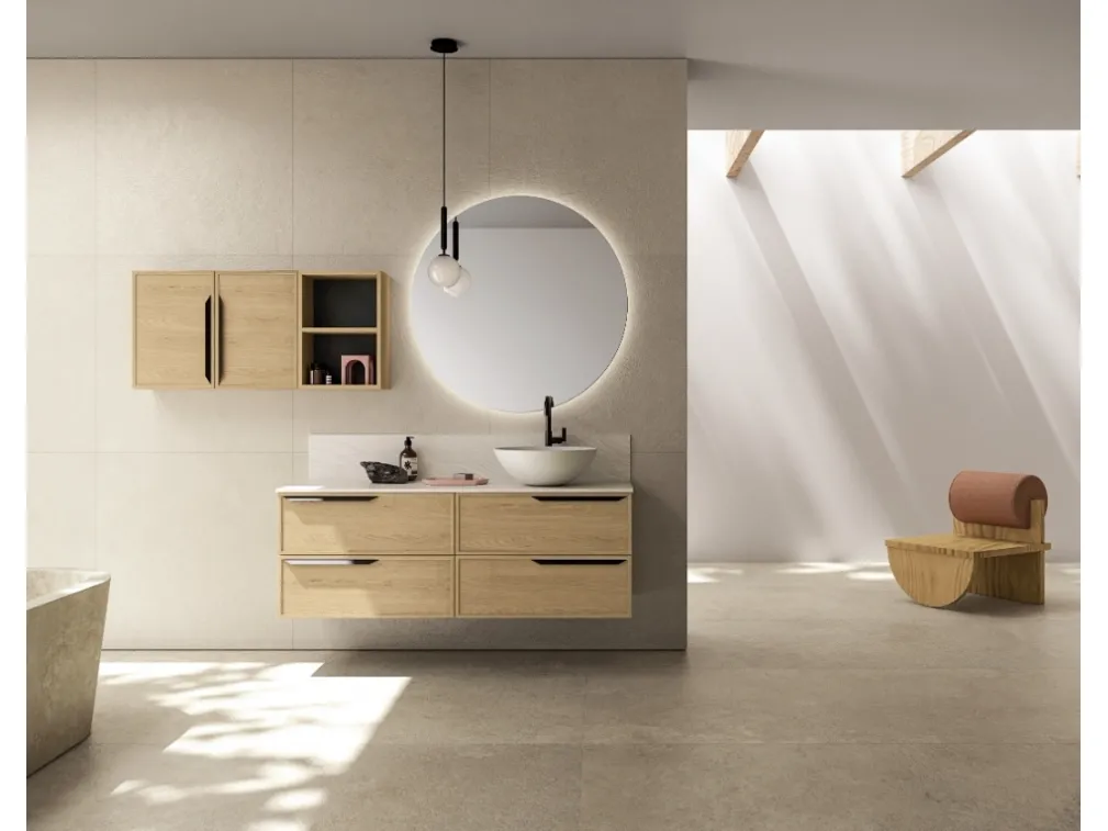 Mobile da Bagno sospeso TABULA TB02 di Compab