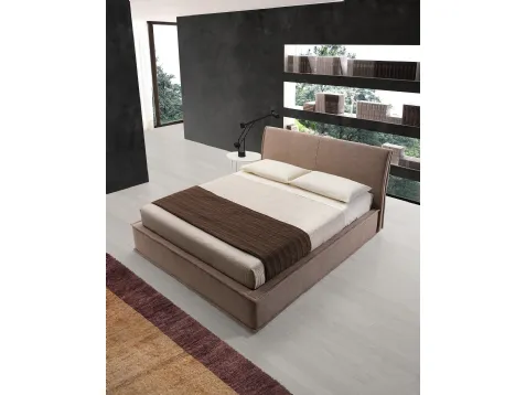 Letto confortevole con contenitore Sally di Fabbri Salotti