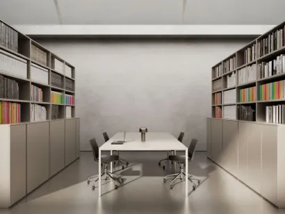 Libreria Ante battenti e ripiani Mobil Box Twist di Nardi Interni