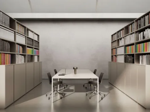 Libreria Ante battenti e ripiani Mobil Box Twist di Nardi Interni