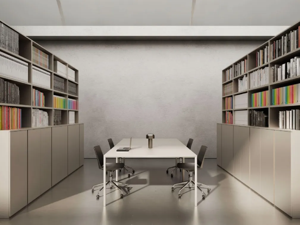 Libreria Ante battenti e ripiani Mobil Box Twist di Nardi Interni