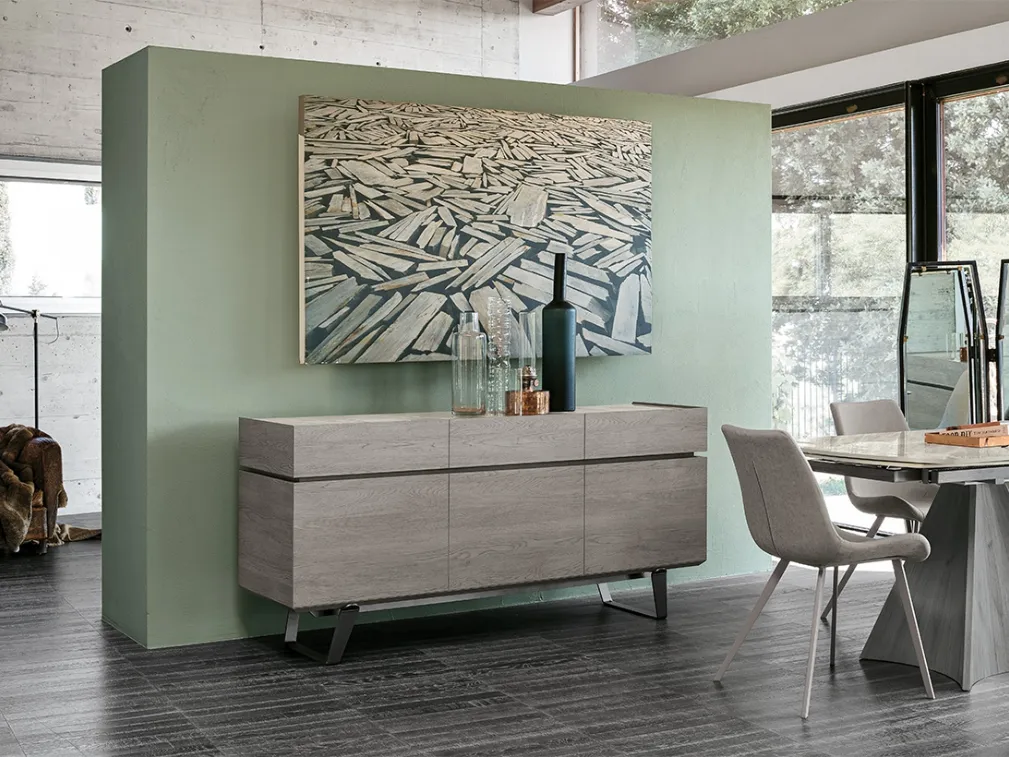 Madia Electa in laminato effetto legno di Target Point