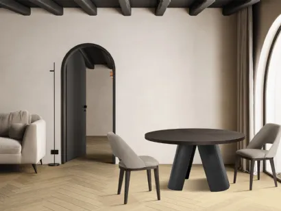 Tavolo rotondo in legno Arcos di FGF Mobili