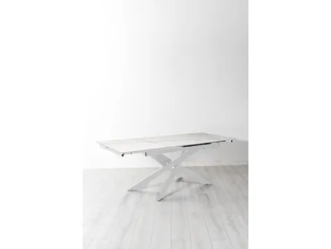 Tavolo allungabile Ares con top in sintered stone di Stones
