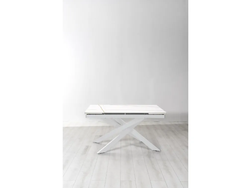 Tavolo allungabile Ares con top in sintered stone di Stones