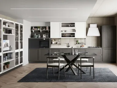 Cucina Classica Contempo lineare di Creo