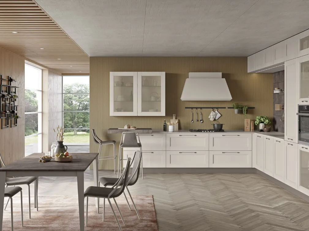 Cucina Classica Iris angolare di Creo