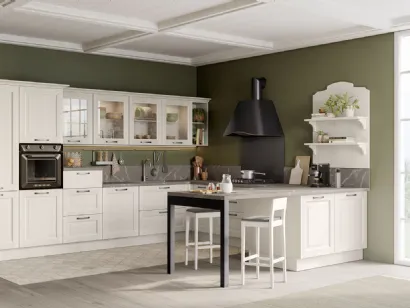 Cucina Classica Oprah con penisola di Creo