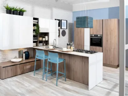 Cucina Ank Rovere Corteccia di Creo