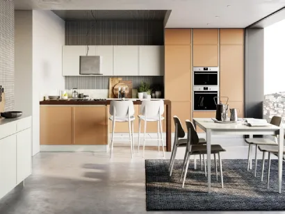 Cucina Moderna Rewind Cannella di Creo