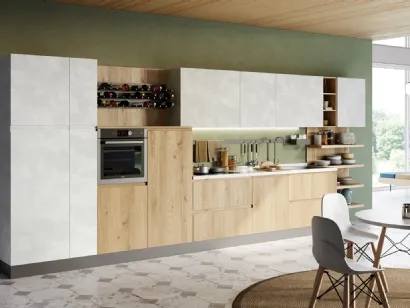 Cucina Moderna Jey Feel lineare di Creo