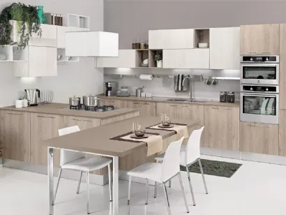 Cucina Moderna Kyra in Rovere Cipria di Creo