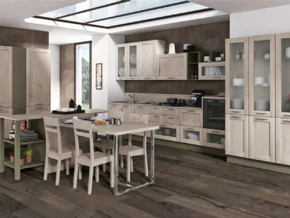 Cucina Moderna Kyra Telaio lineare di Creo